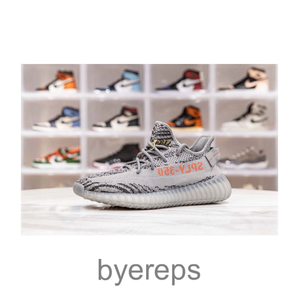 N428350 【双十一提前炸 早买早享受】调价福利H12纯原系列 Yeezy 350V2 Beluga 新灰橙 灰斑马 2019版本 万邦客供辰元原厂鞋面 原厂鞋带 东莞百宏织带鞋带 过油巴...