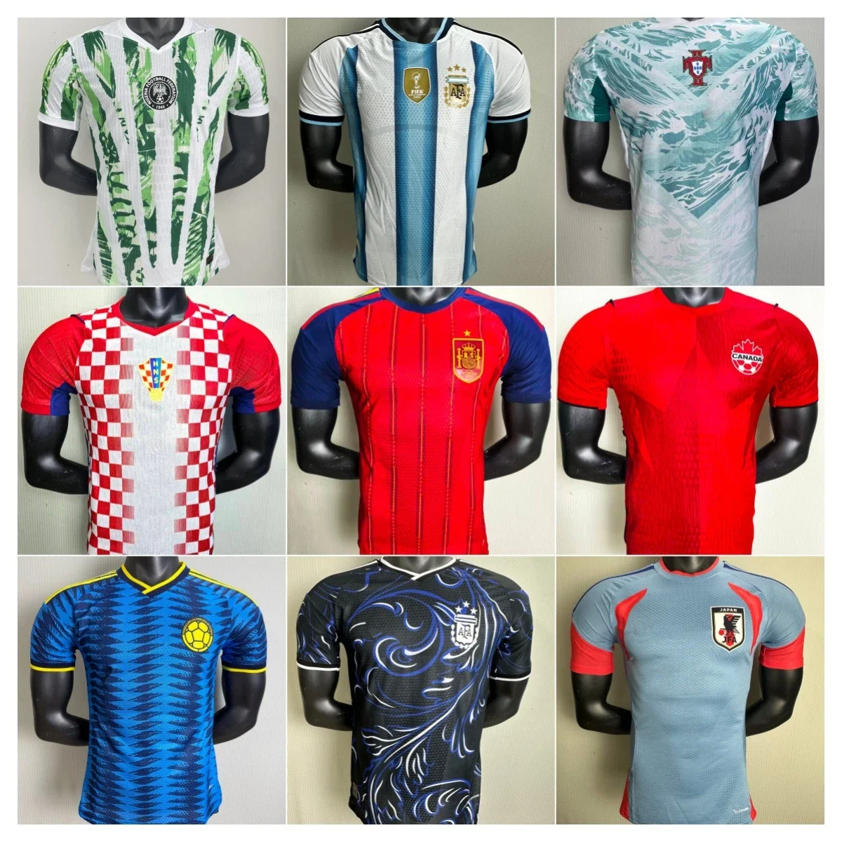 National Team Soccer Jersey Collection