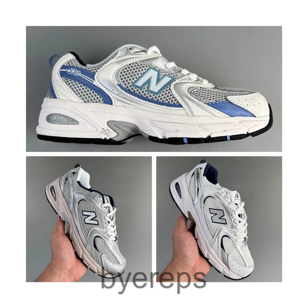 NB 530 Silver Rice White Grey Silver Retro Torre Running Shoes Men's and Women's MR530SG
