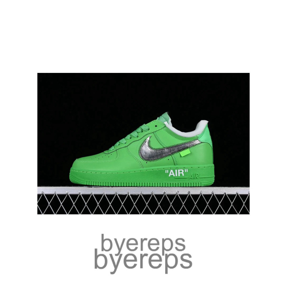 New York Brooklyn Museum X OW X Air Force 1 07 Low Light Green Spark