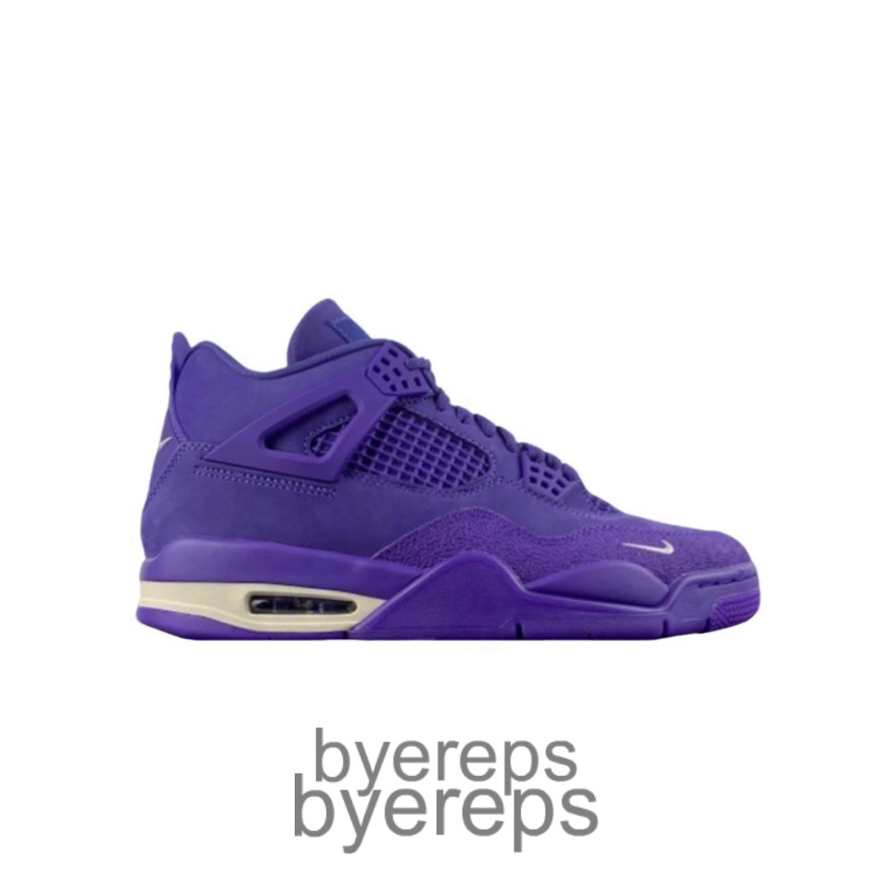 Nigel Sylvester X Jordan 4 OG Brick By Brick Firewood Purple