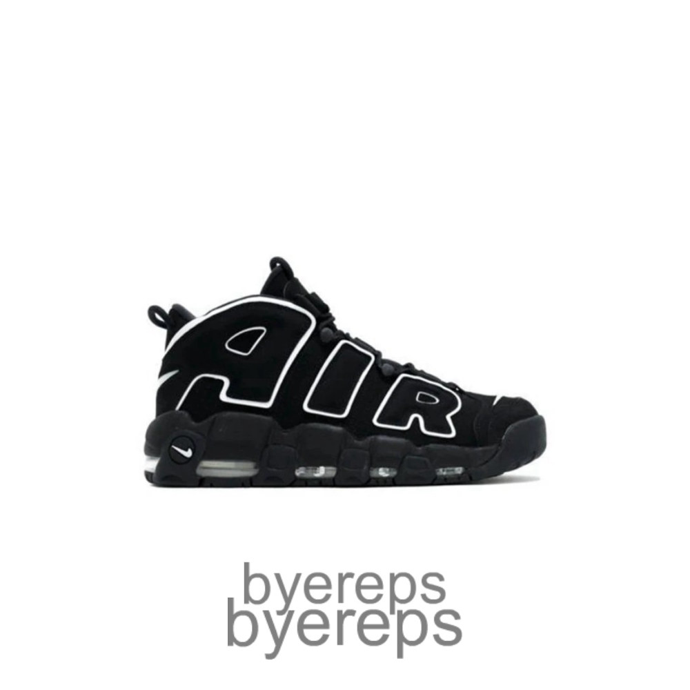 Nike Air More Uptempo Black White