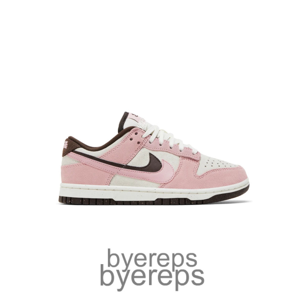 Nike Dunk Low Double Swoosh Pink Womens
