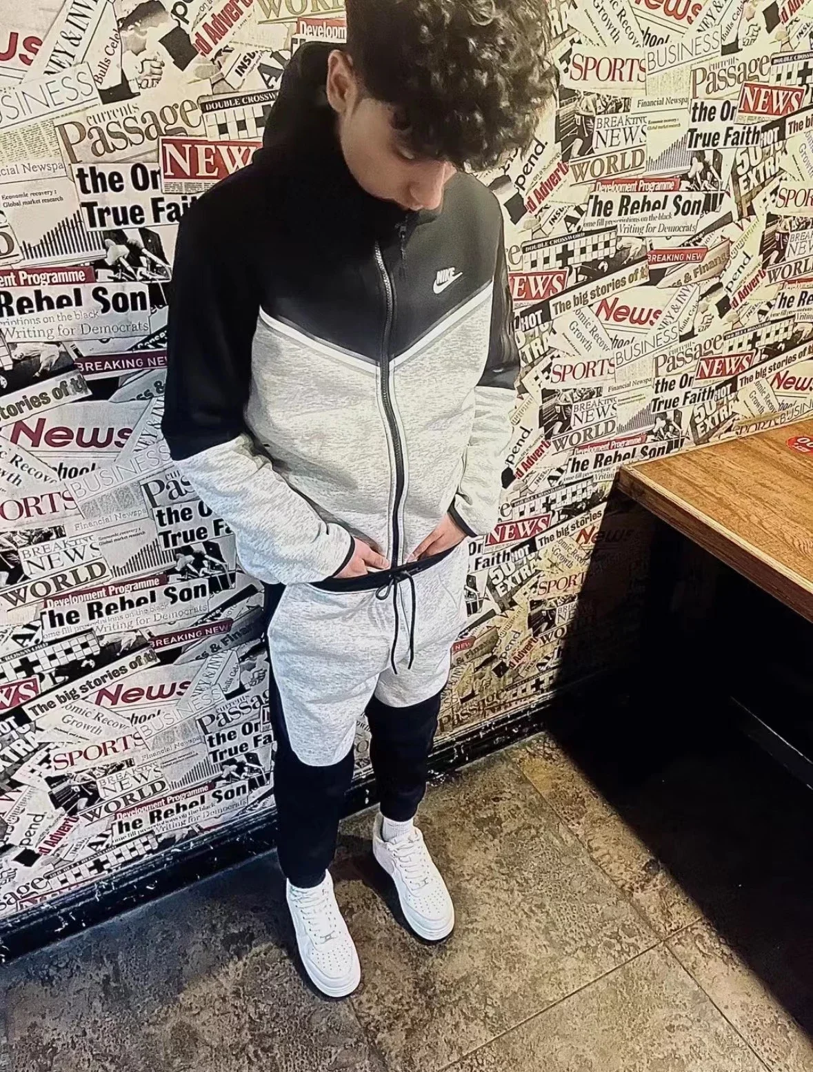 Nike Tech Fleece Full-Zip Tracksuit Set
