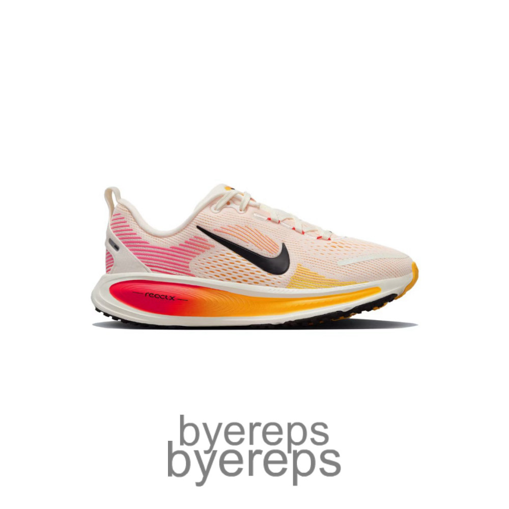 Nike Vomero 18 GS Sail Bright Crimson Running Shoes