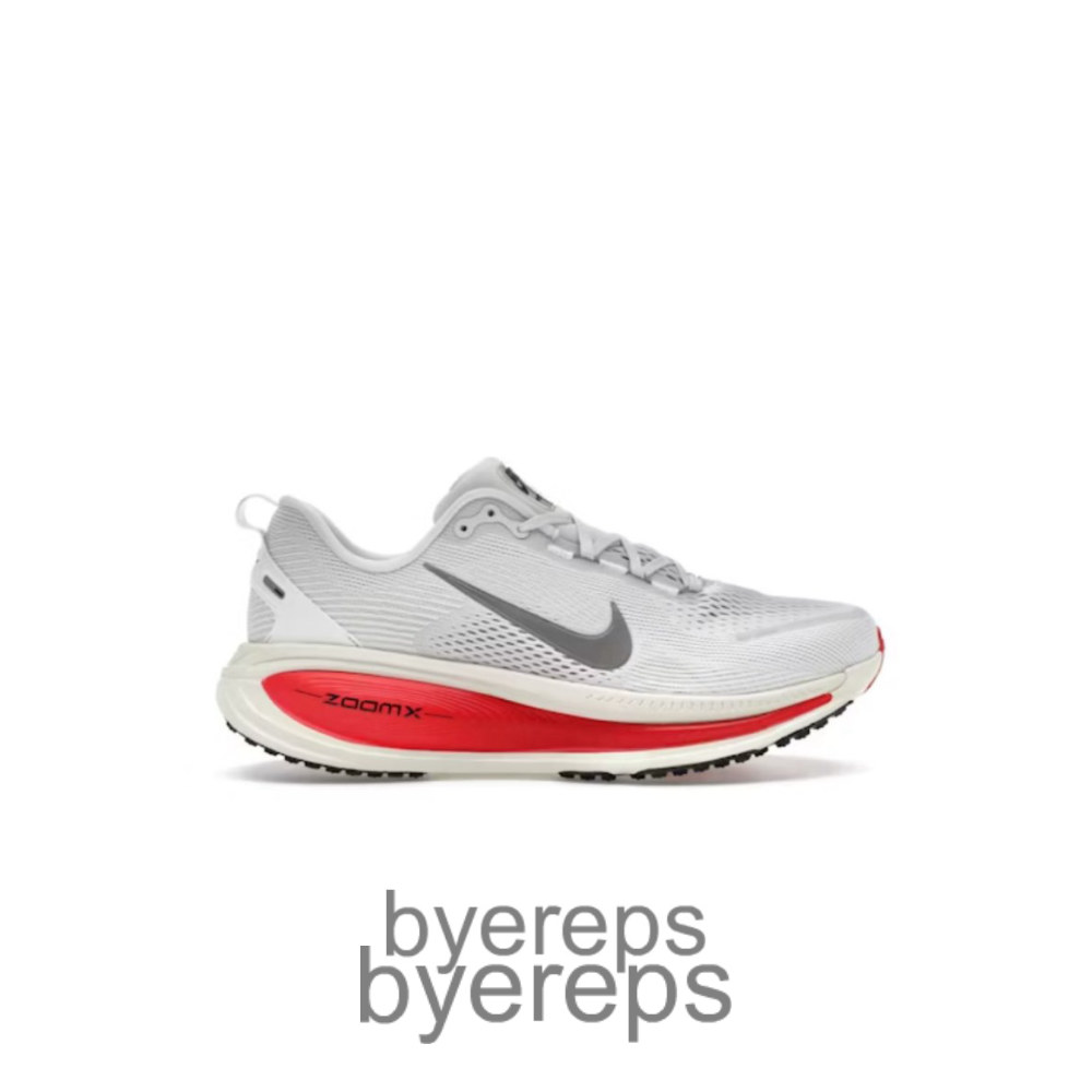 Nike Vomero 18 Platinum Tint Siren Red Running Shoes