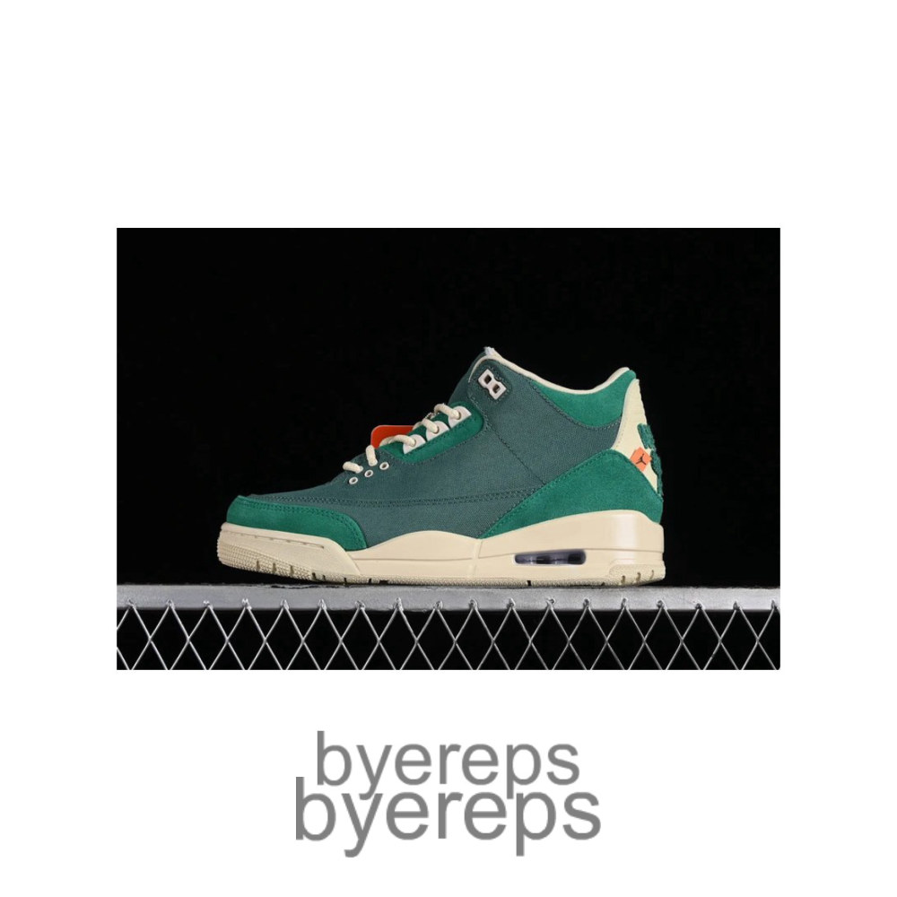 Nina Chanel Abney X Air Jordan 3 Retro Bicoastal/Black/Malachite/Fossil