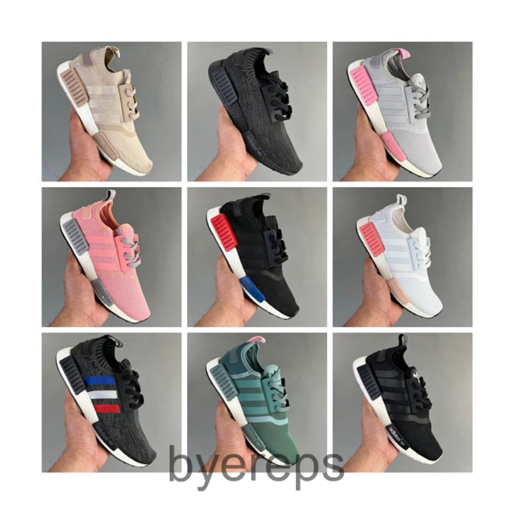 经典爆米花 NMD R1 Boost 运动跑步鞋休闲鞋