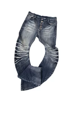 No E Mosen Curved Denim (grey and blue)