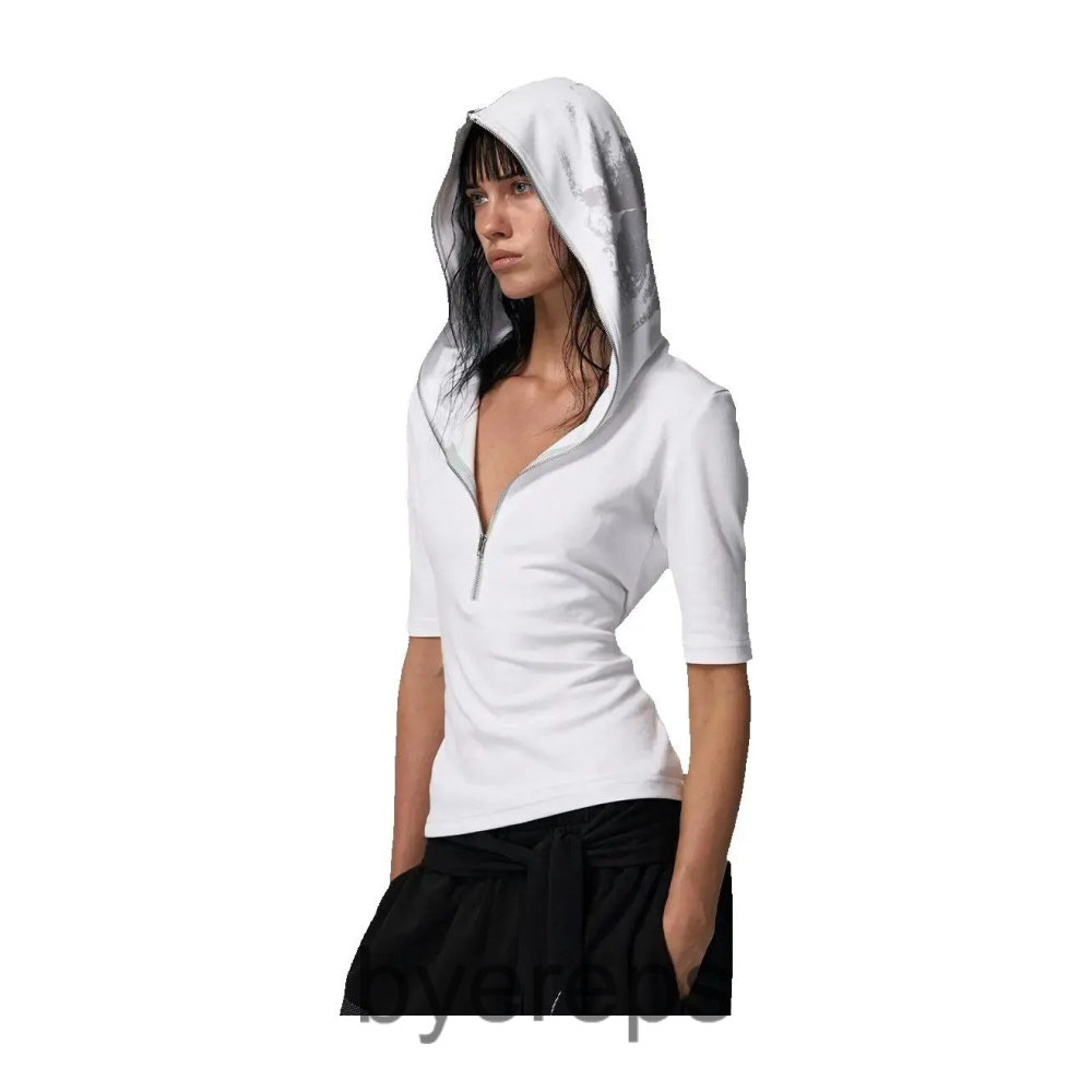 No E Mosen Skinny Skull Print hoodie