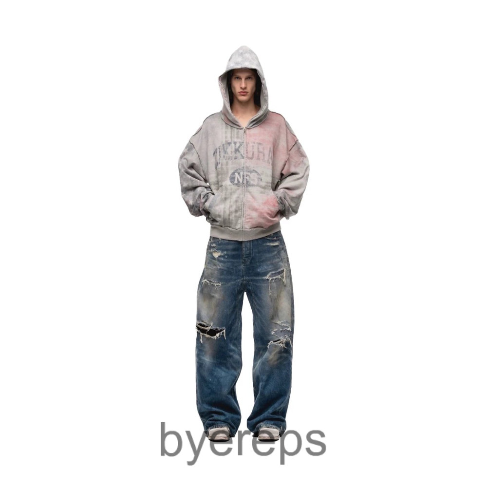 Unbranded No Faith Studios Ripped Denim — photo 3 of 4