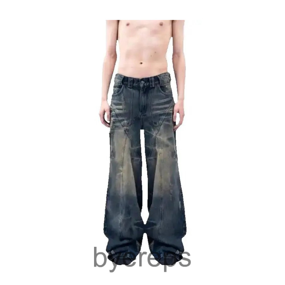 No Faith Studios Washed & distressed denim