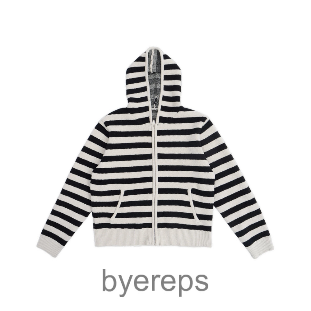 Nothingnessworld 23Aw "Confusion Series" Stripes zip-up