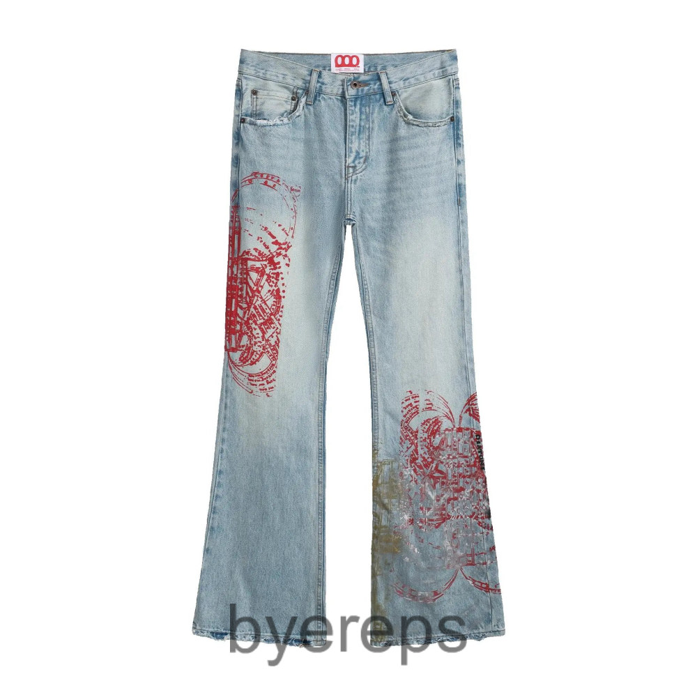 Nothingnessworld 24Fw Sinful Blood Series Vintage Design Destroyed Denim