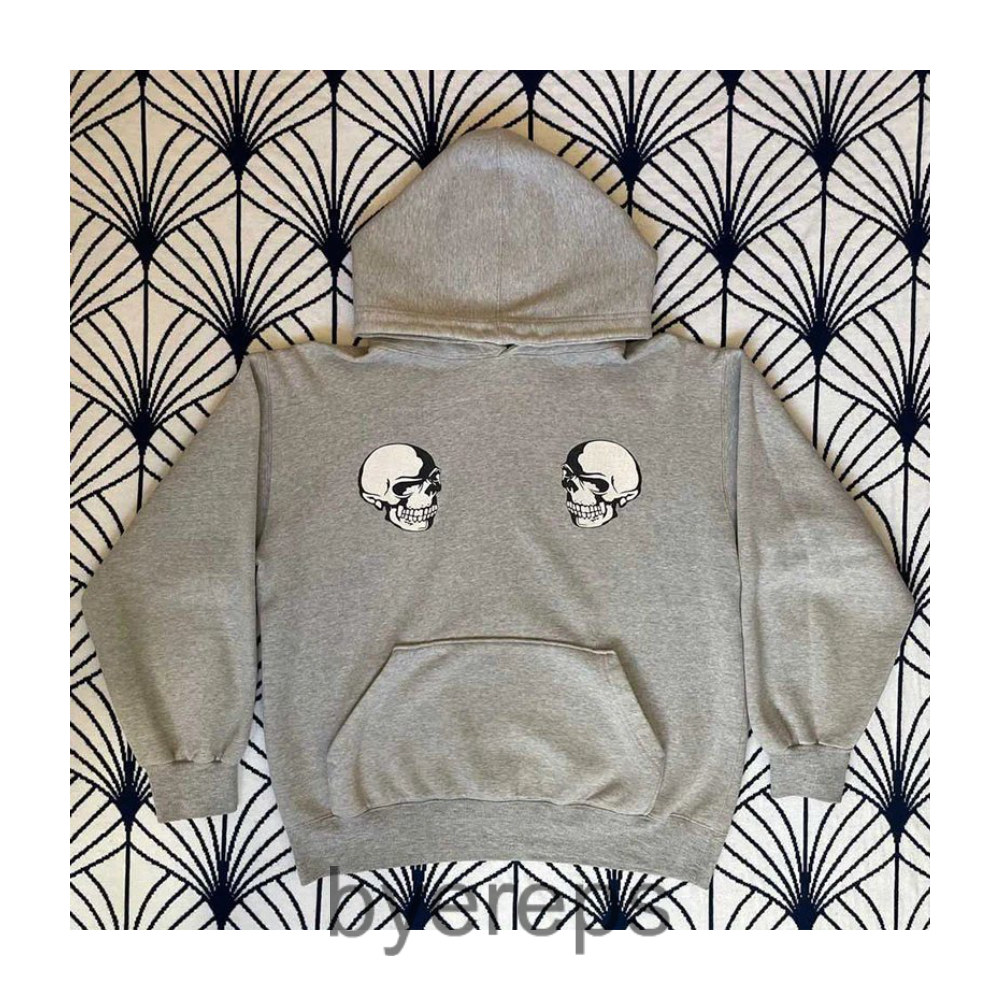 Number Nine Double Skull Hoodie