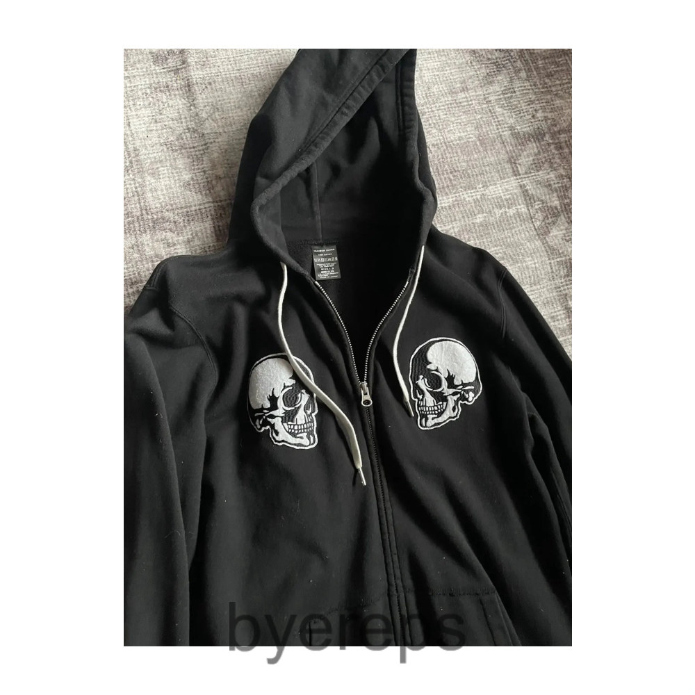 Number Nine Double Skull Hoodie