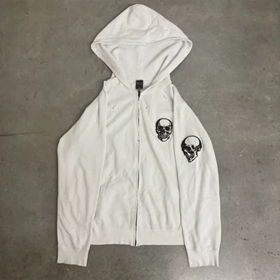 Number Nine Double Skull Zip-up