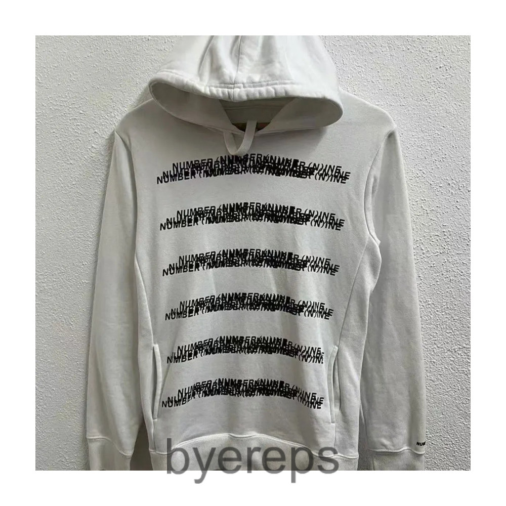 Number Nine Logo Hoodie