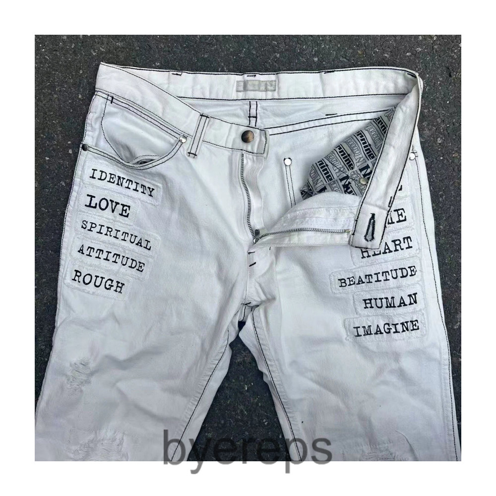 Number Nine White Jeans