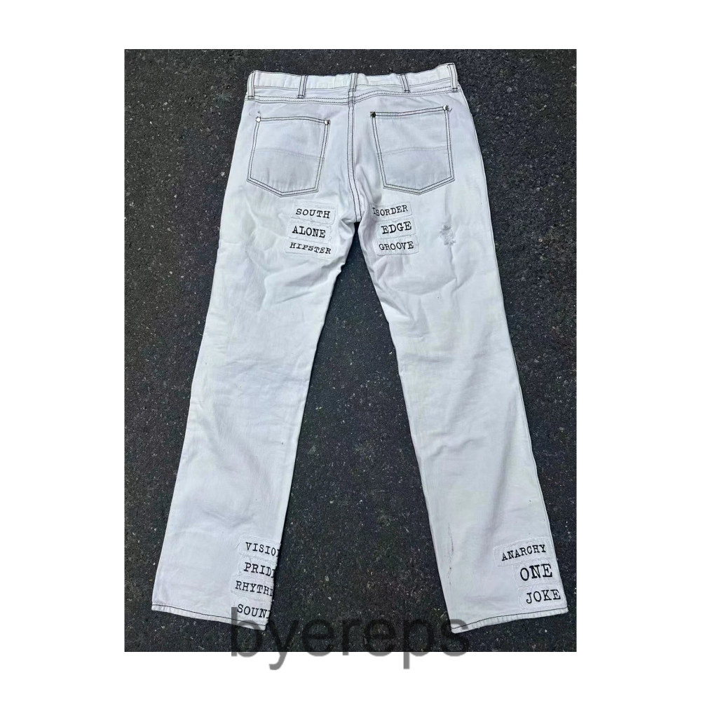 Number (N)ine Number Nine White Jeans — photo 4 of 4