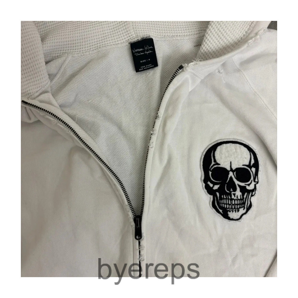 Number (N)ine Number Nine White Skull Hoodie — photo 3 of 4