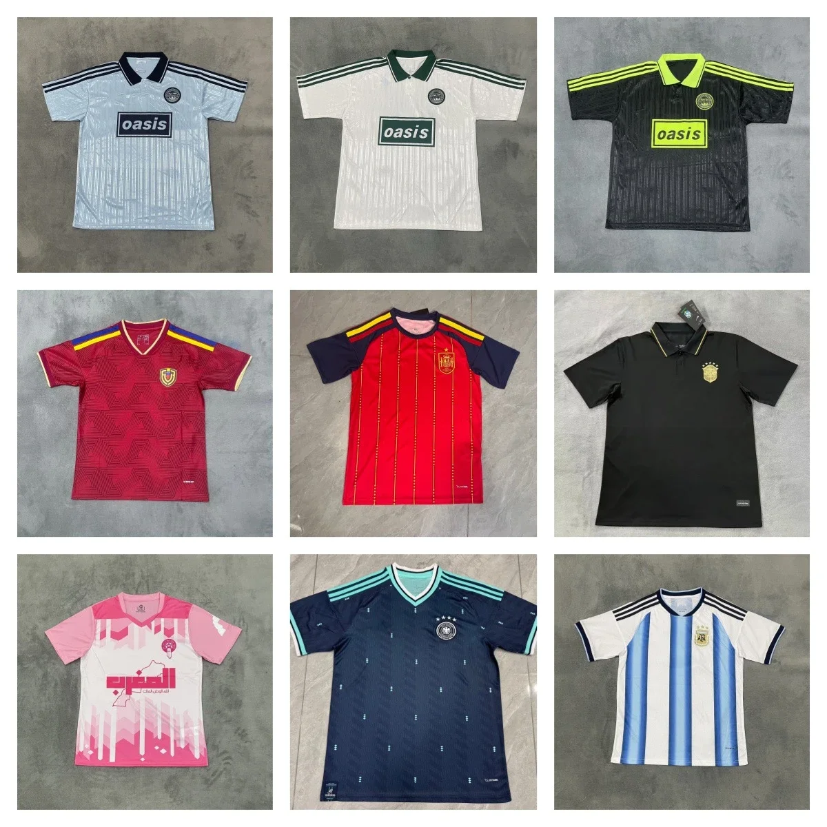 Oasis & National Team Soccer Jersey Set