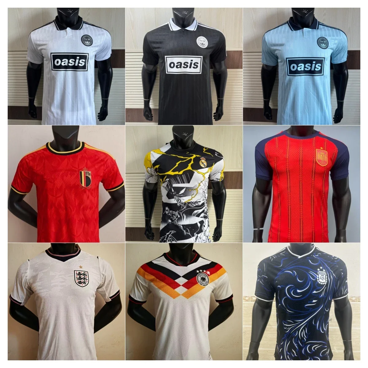 Oasis & National Team Soccer Jersey Set