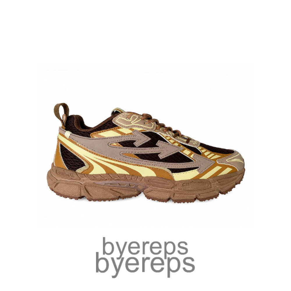 Off-White Be Right Back Brown Yellow