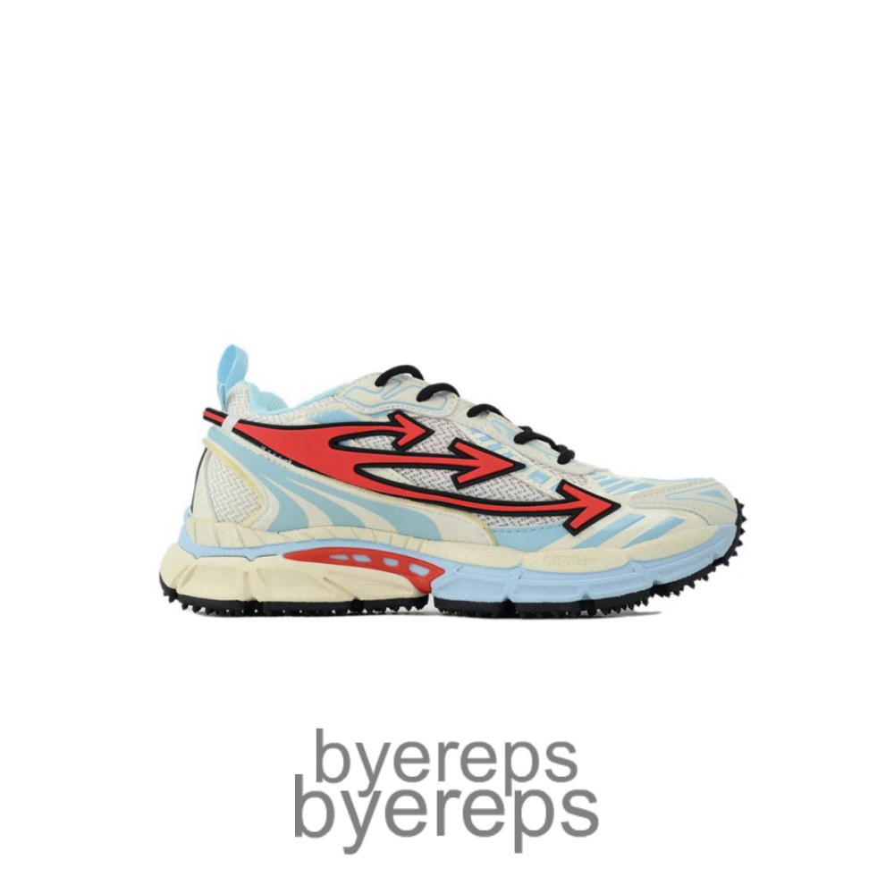 Off-White Be Right Back Powder Blue/Coral Red