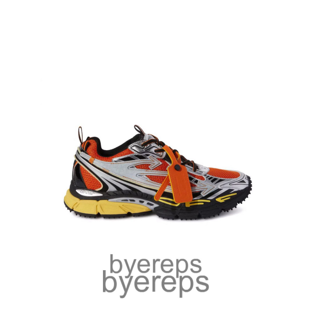 Off-White Be Right Back Silver Orange