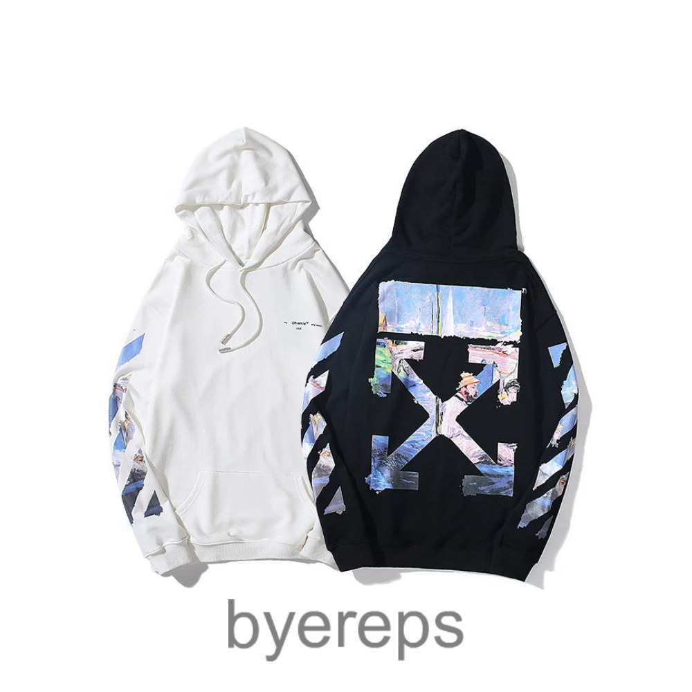 Off-white hoodie ( has black )