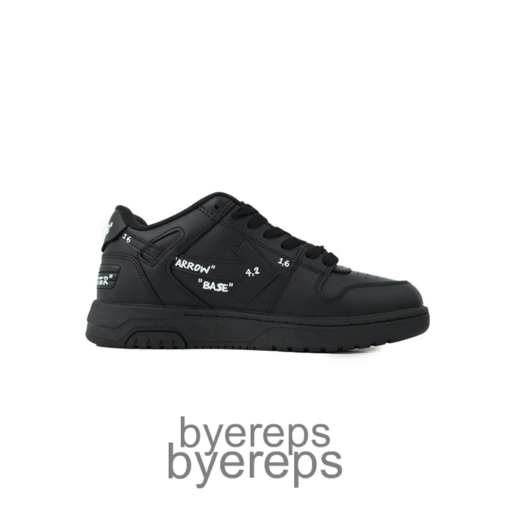 Off-White Out Of Office Graffiti Outsole Black