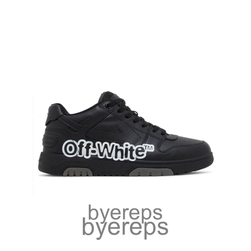 Off-White Out Of Office Low Logo Print Black