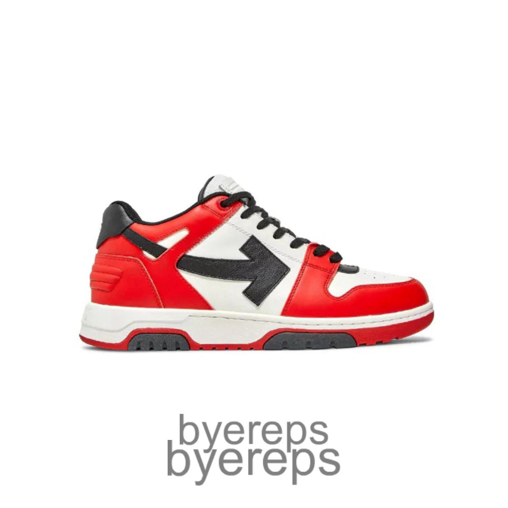 Off-White Out Of Office Low Red White Black