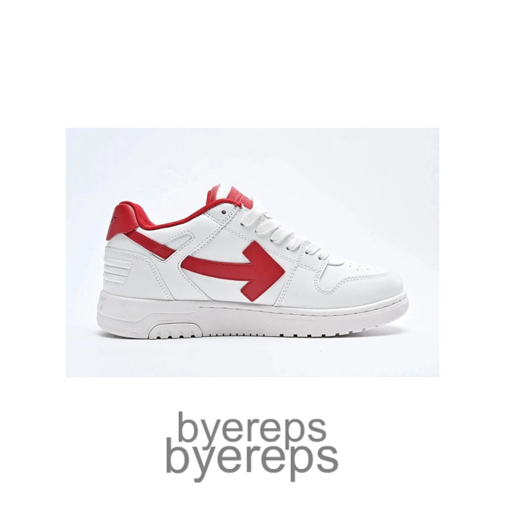 Off-White Out Of Office Low White Red