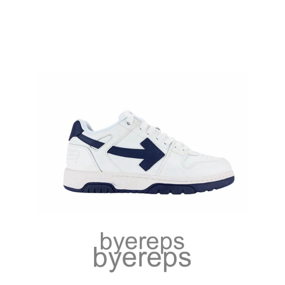 Off-White Out Of Office Ooo 30 Mm Low Tops Black White Blue