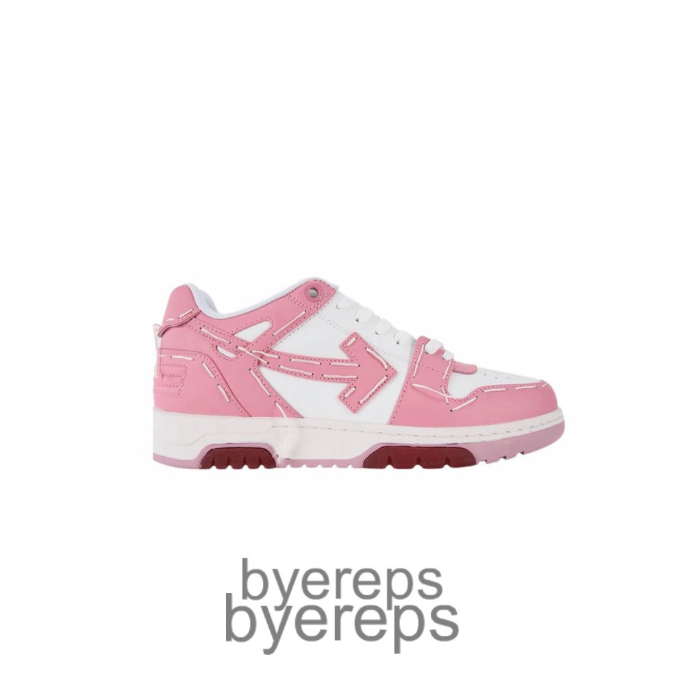 Off-White Out Of Office Sartorial Stitching White Pink