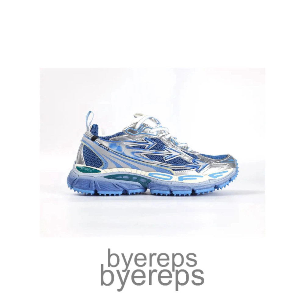 Off-White Silber/Blaue Be Right Back