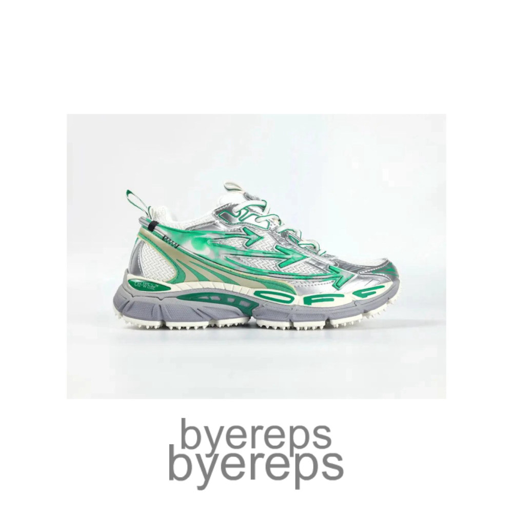 Off-White Sneakers Be Right Back Argento/Turchese