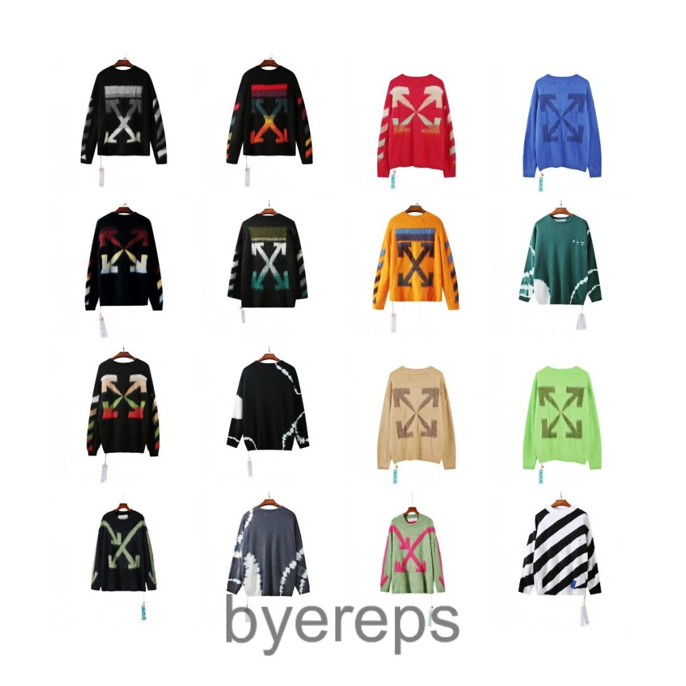 Off-White Sweater Black-Multicolor