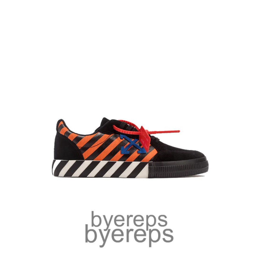Off White Vulc Low Black Orange