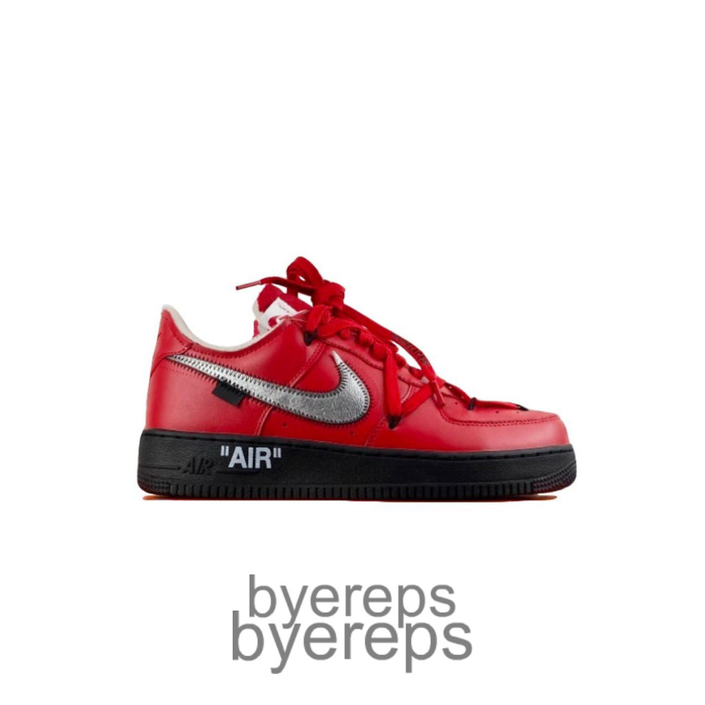 Off-White X Air Force 1 Low Crimson