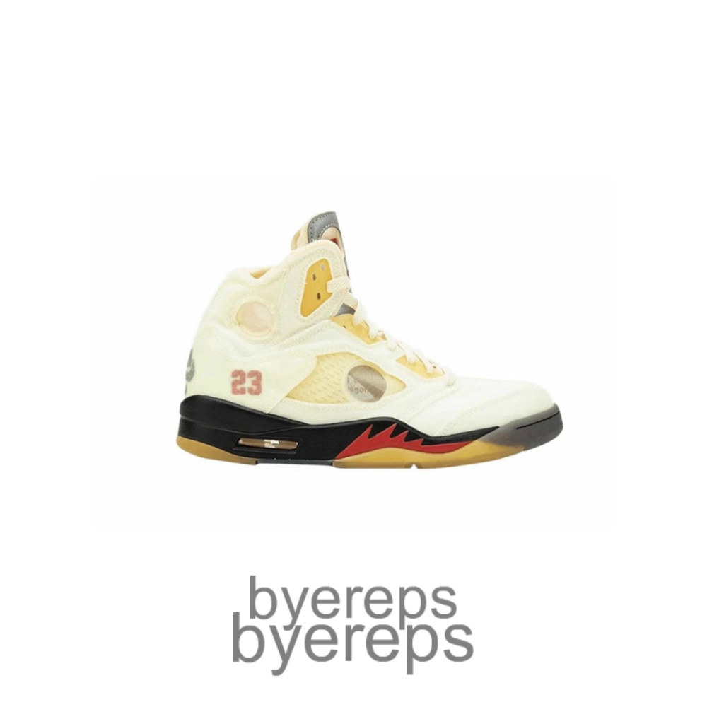 Off-White X Air Jordan 5 Sail