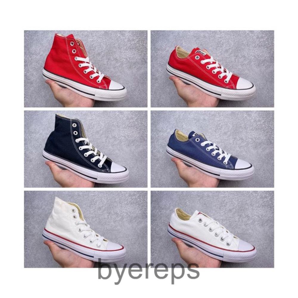 (one yard larger) Ctas 1970 Hi Couple Canvas Shoes High Top Flat Classic Casual Shoes