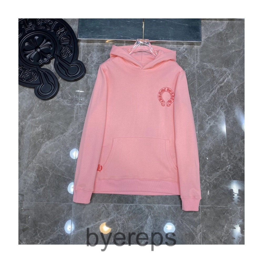 Pink Logo Chrome Hearts Hoodie