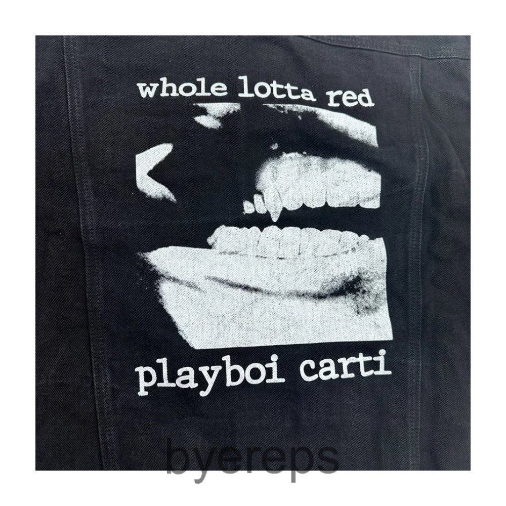 Unbranded Playboicarti WLR Denim Jacket — photo 3 of 4