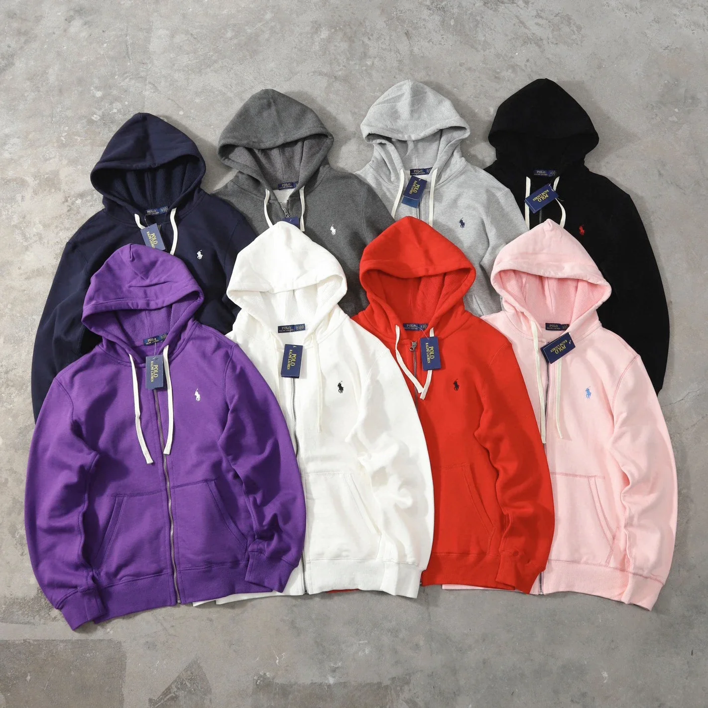 Polo Ralph Lauren Pony Logo Zip-Up Hoodie