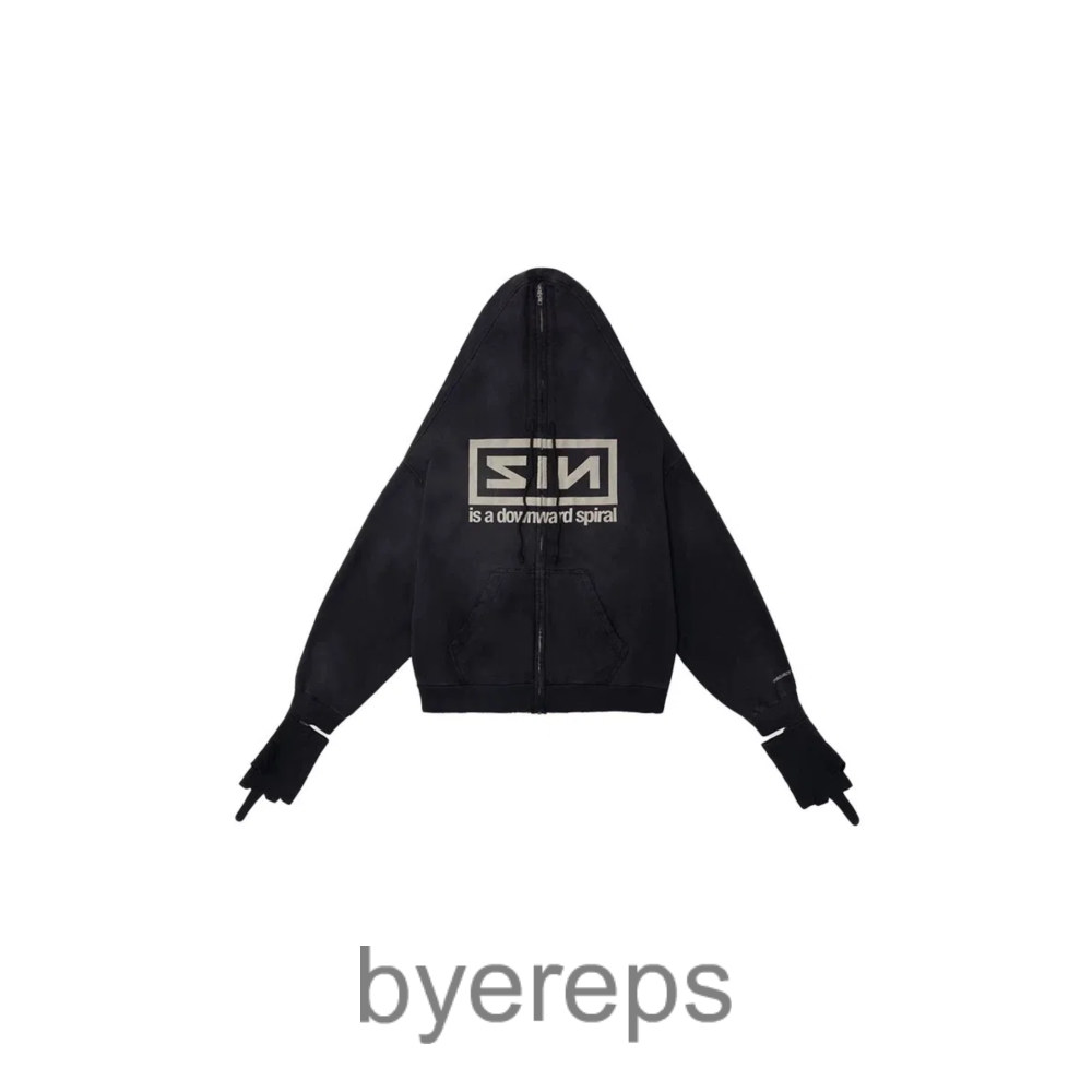 Unbranded Project G/R Black Gloves Hoodie — photo 2 of 4