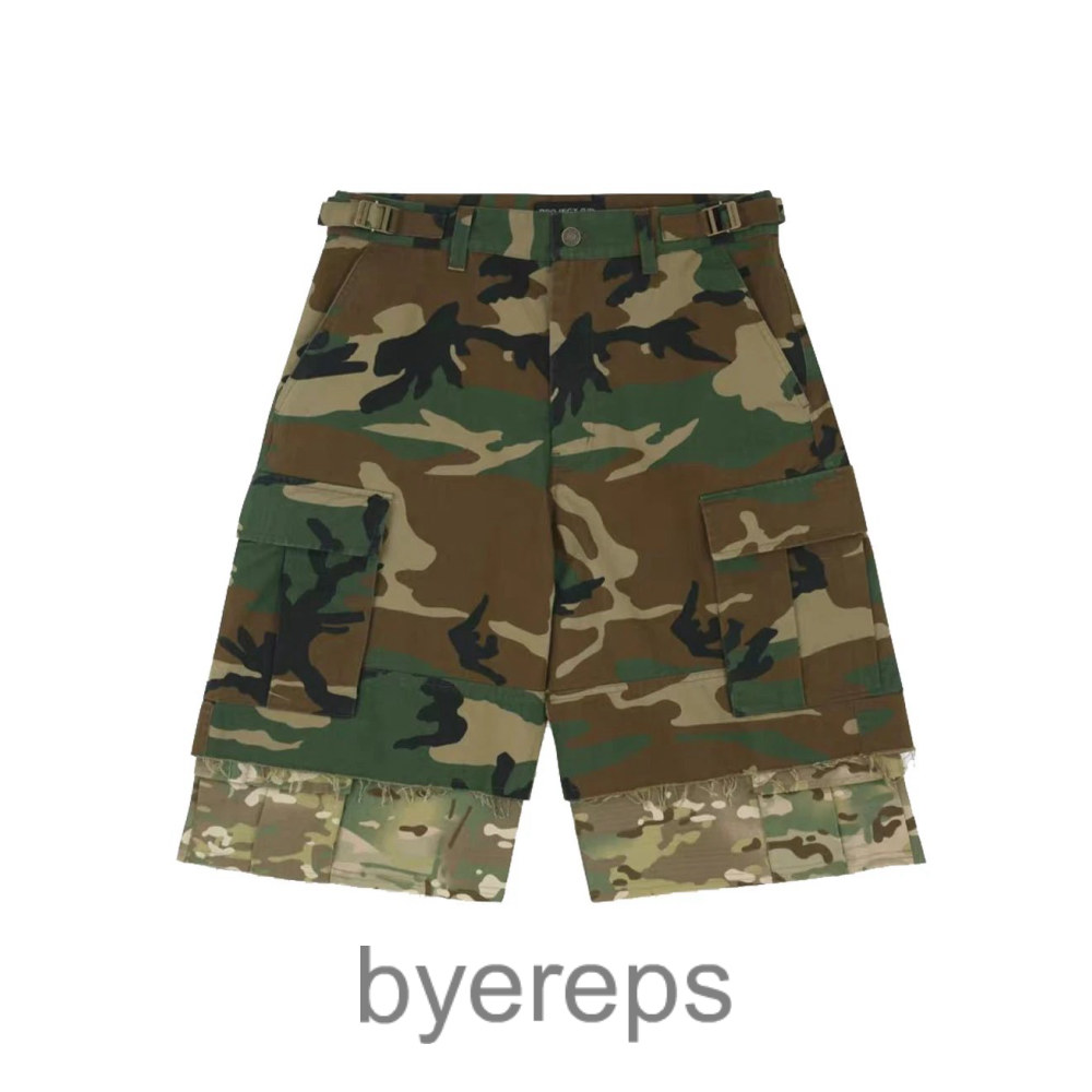 Project Gr Camo Shorts