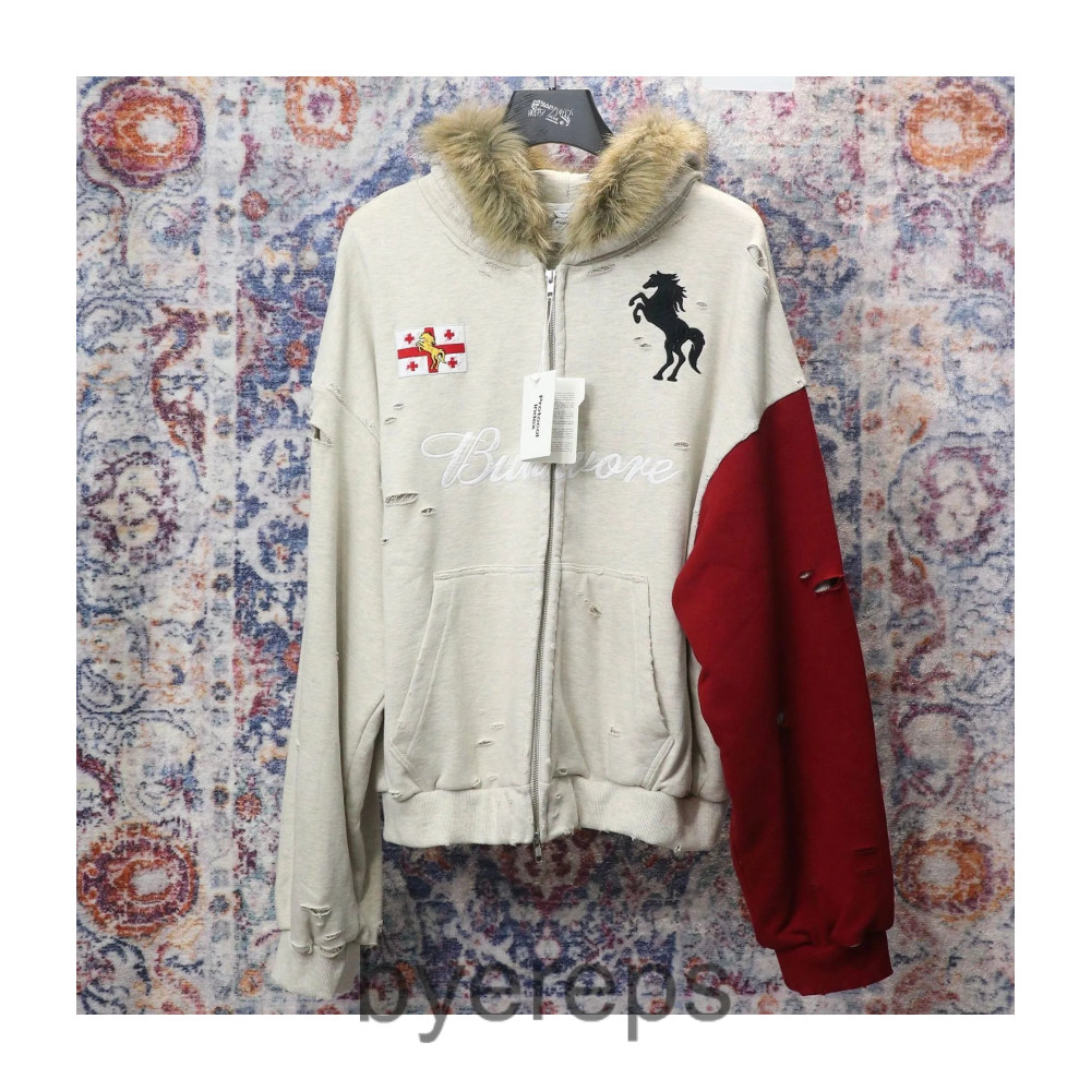 Protocol Index Fur Hooded Polo Hoodie